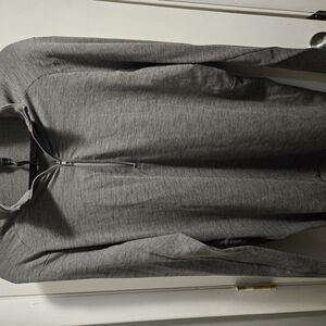 Gray Quarter-Zip Pullover